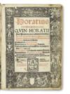 HORATIUS FLACCUS, QUINTUS. Horatius cum Quinque Commentis. Quin. Horatii Flacci Poemata omnia. 1527